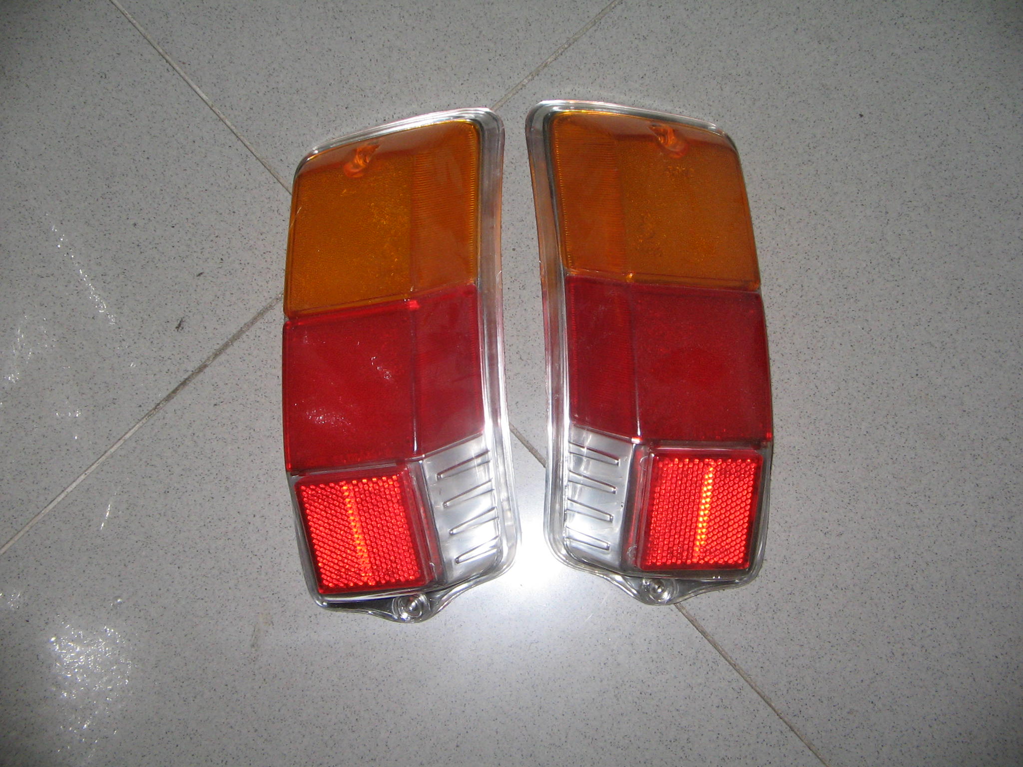 FIAT 500 COPPIA TRASPARENTI GEMME N.5005